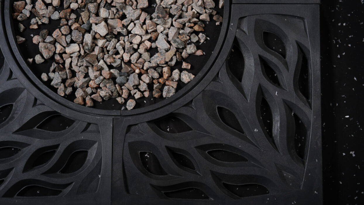 Приствольная решетка для дерева ZKING CRUST 1.2х1.2м Черная в Ноябрьске фото